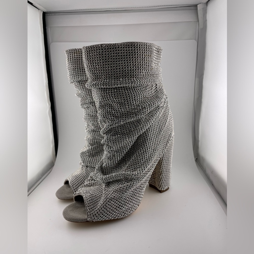 VIGO FIORE KING HIGH HEEL SPARKLING BOOTIES 8​​​​​​​​​​​​​​​​ - Picture 3 of 13